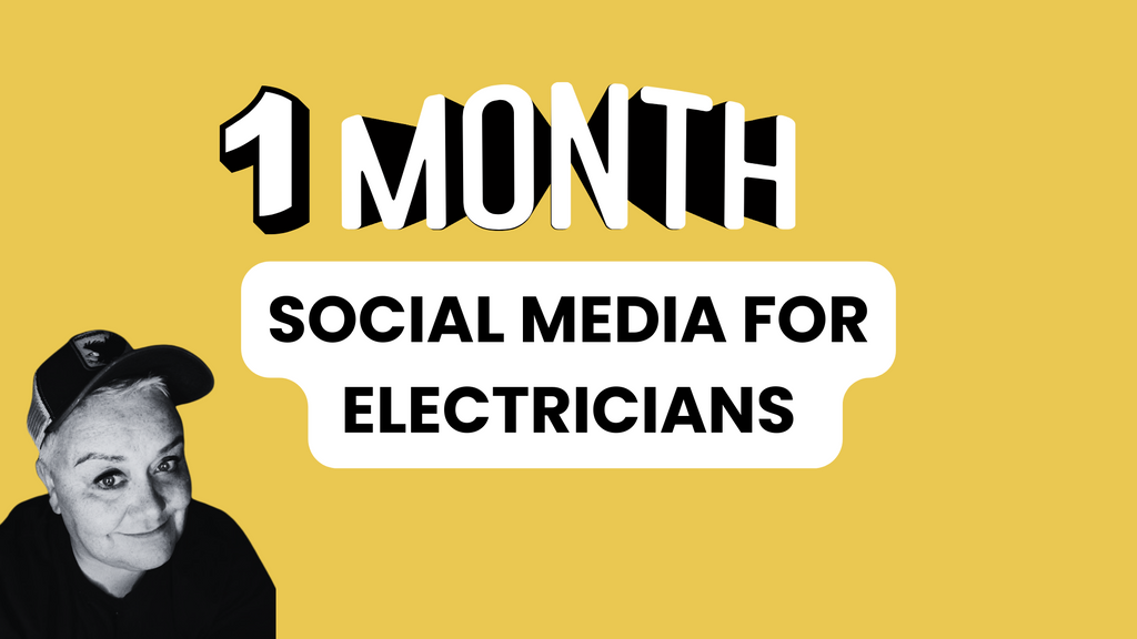 1 Month of Social Media Content for Electricians