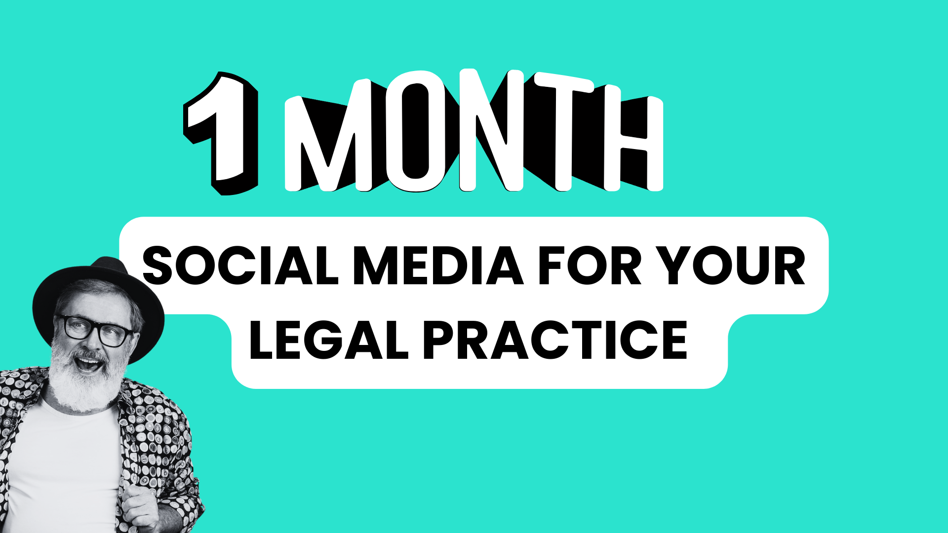 1 Month of Social Media Content for Legal Practices