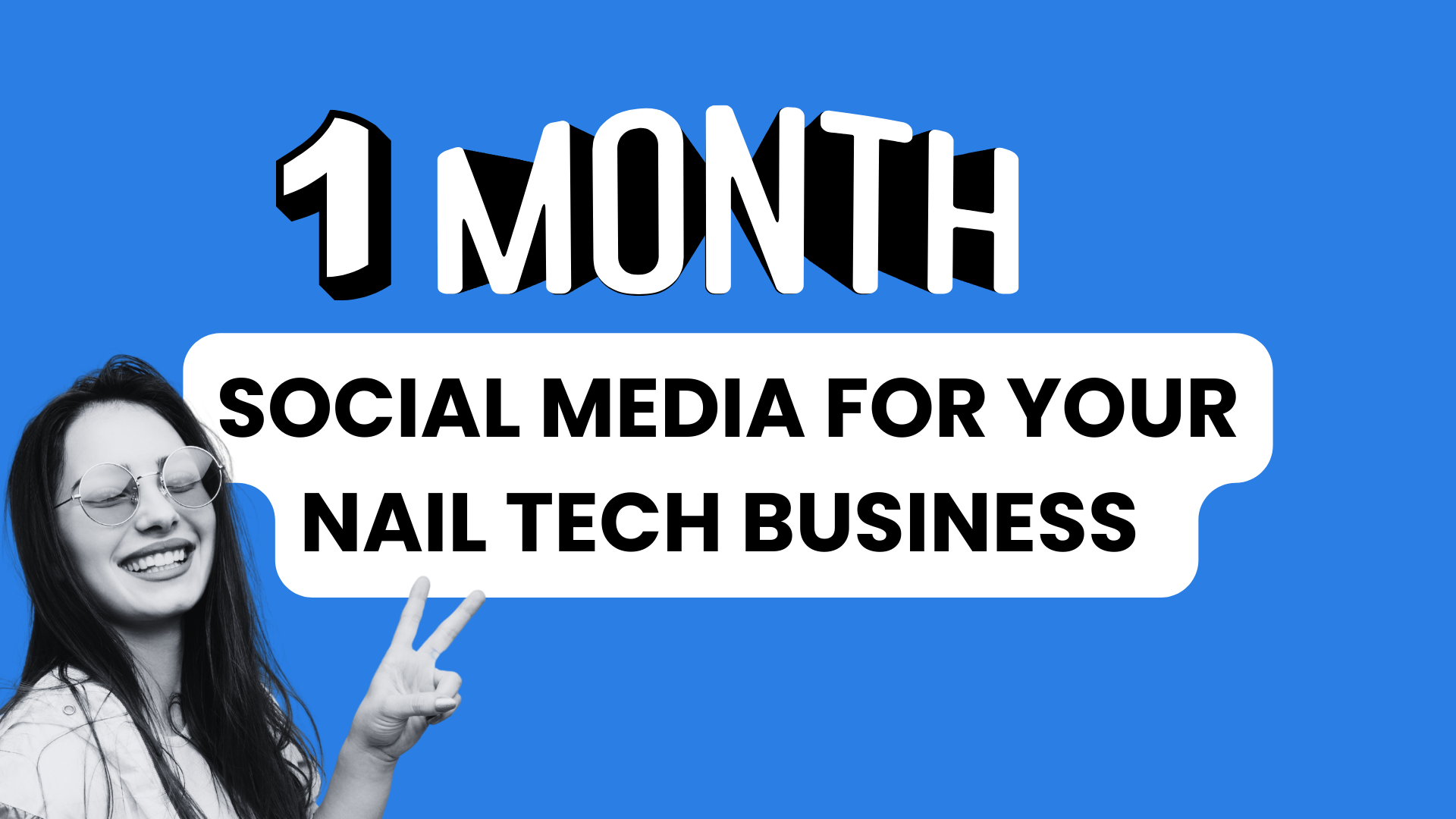 1 Month of Social Media Content for Nail Technicians