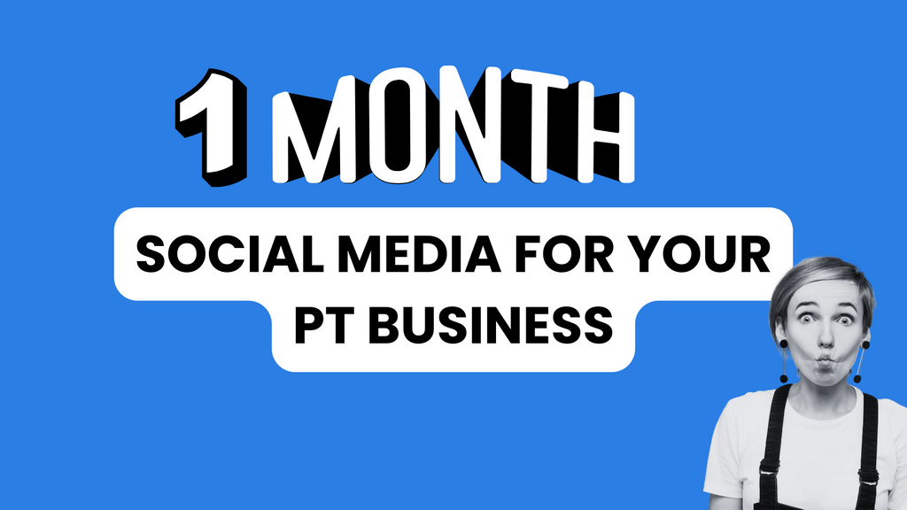 1 Month of Social Media Content for Personal Trainers